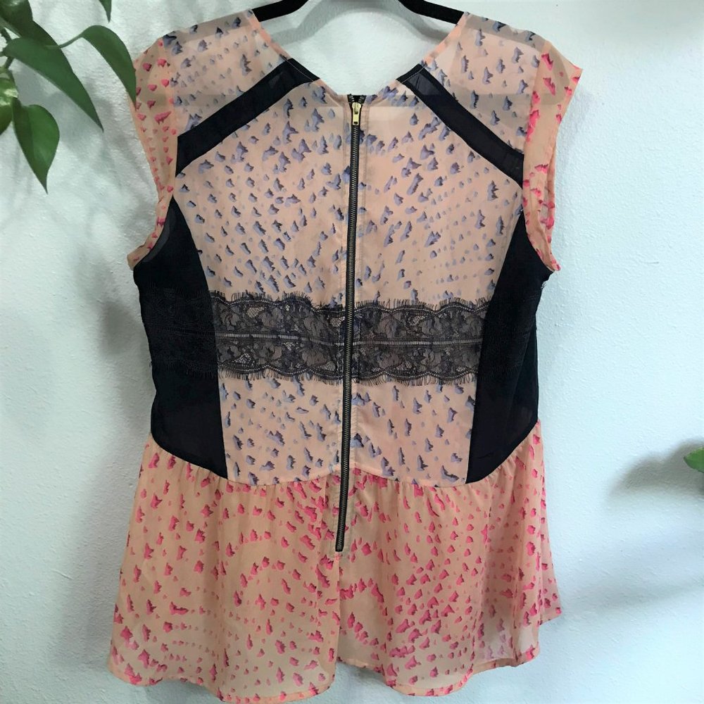 Anthropologie Maeve Evangeline Sheer Top - Picture 7 of 9